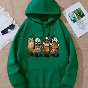 Green hoodie
